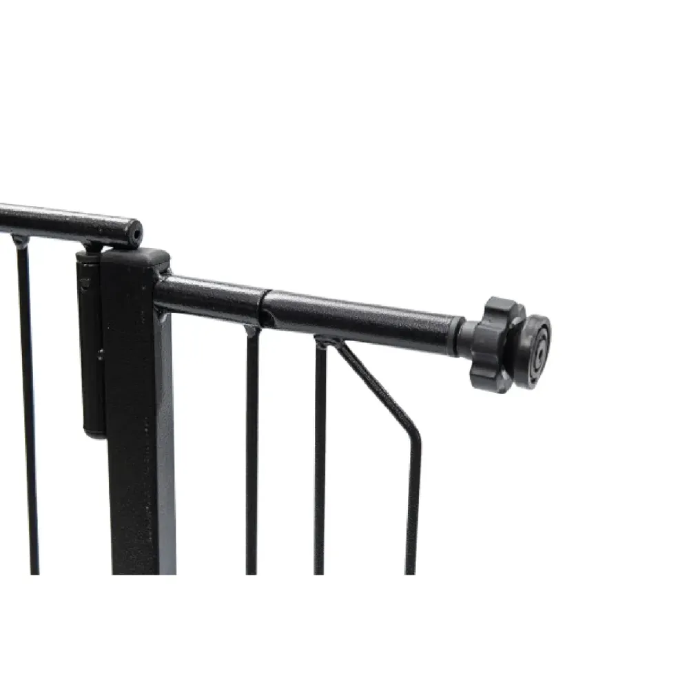 Grade Porta FIT Tubline Preta 70cm com Extensor 10cm — foto 2