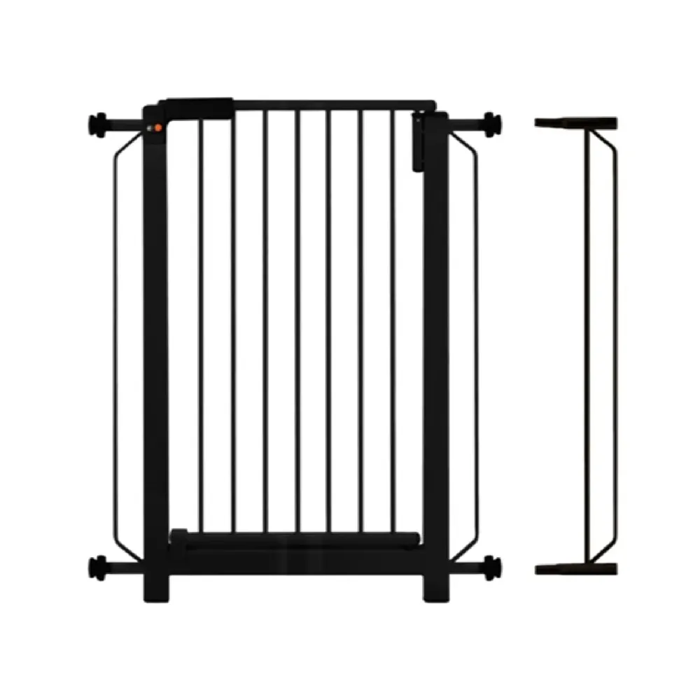 Grade Porta Plus Preta 70cm com Extensor 10cm