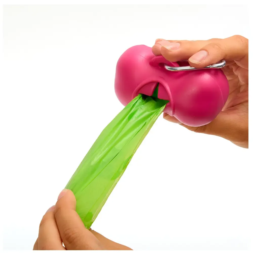 Kit Higiênico Cata Caca com Refil MyHug Rosa — foto 3