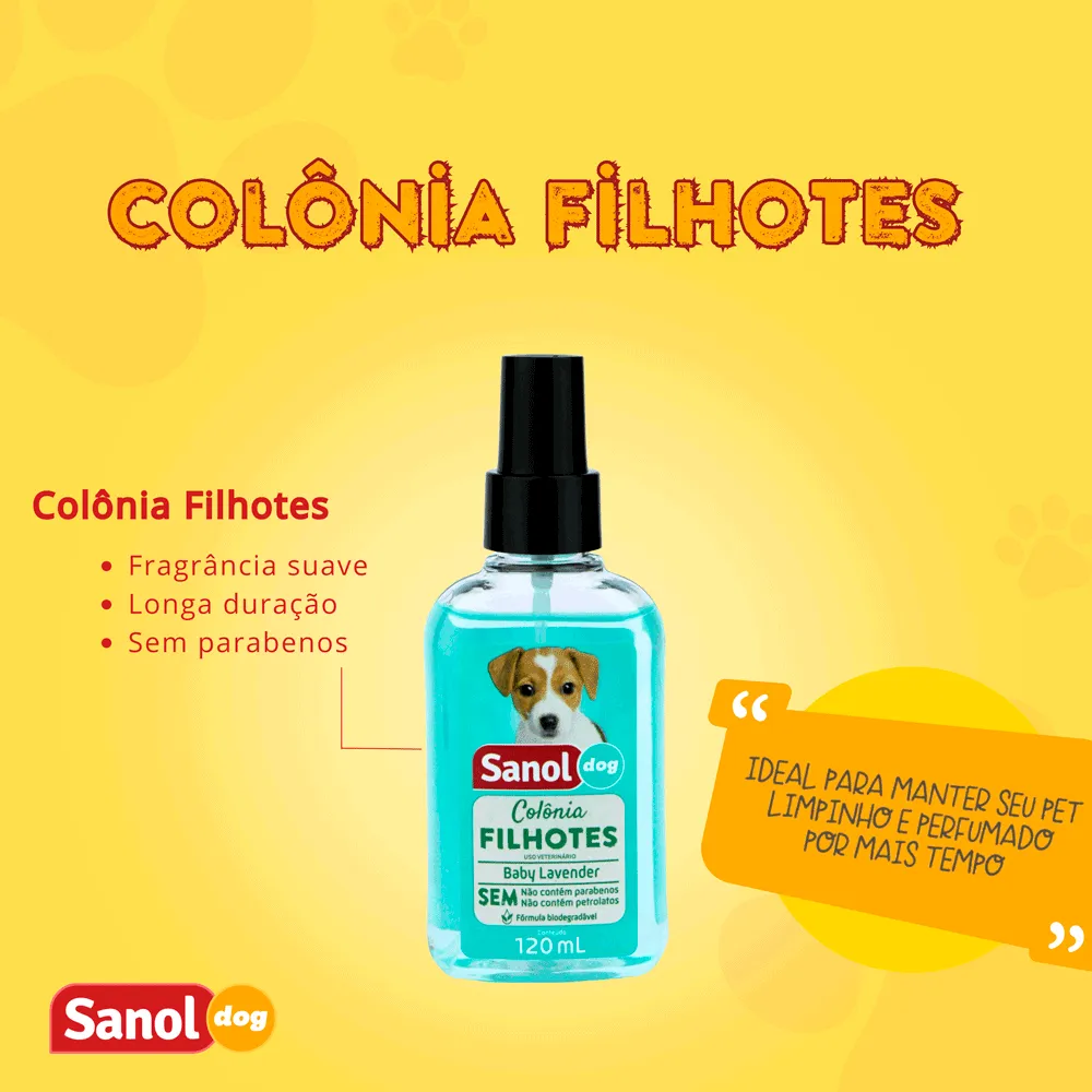 Kit Banho Sanol Dog Shampoo, Condicionador e Colônia — foto 4
