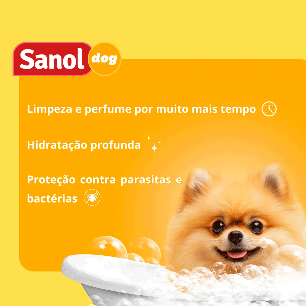 Kit Banho Sanol Dog Shampoo, Condicionador e Colônia — foto 5