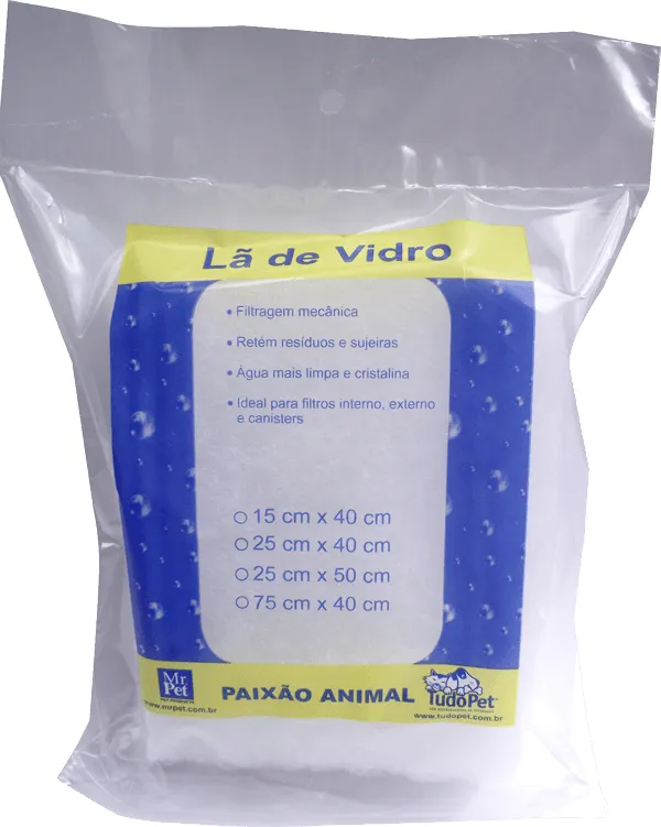 Lã de Vidro para Filtro de Aquário TudoPet — foto 2