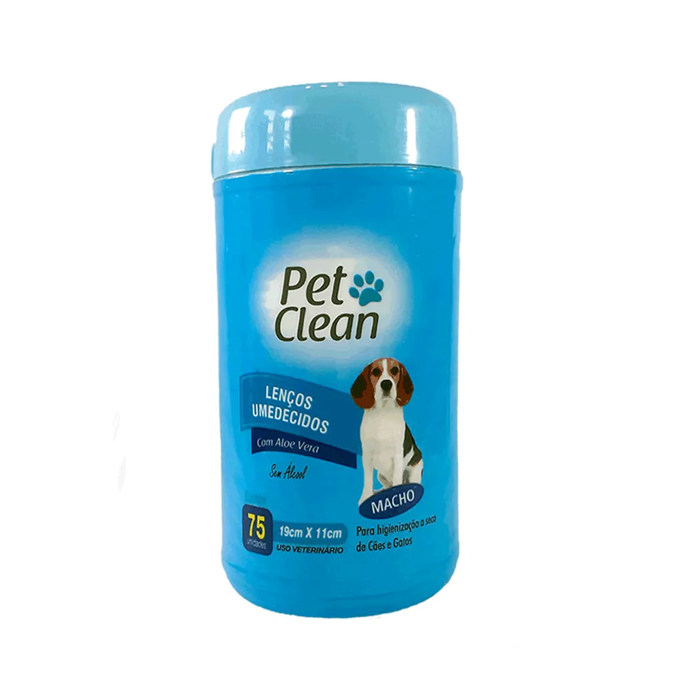 Lenços Umedecidos Macho Pet Clean
