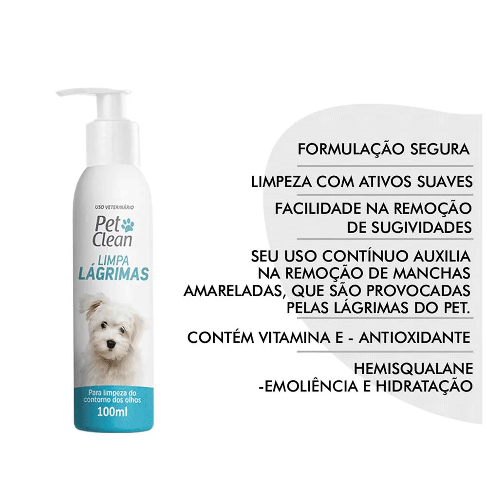 Limpa Lágrimas para Cães e Gatos Pet Clean — foto 3