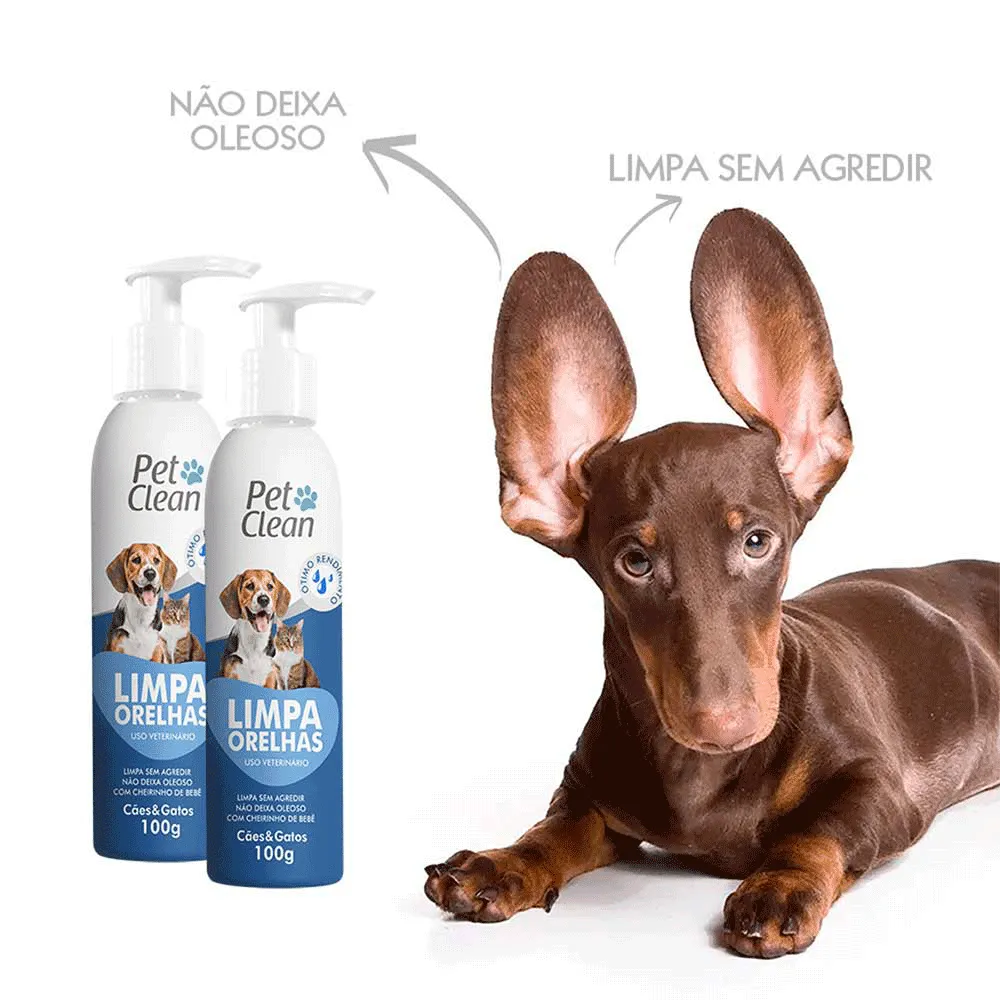 Limpa Orelhas Cães e Gatos Pet Clean — foto 4