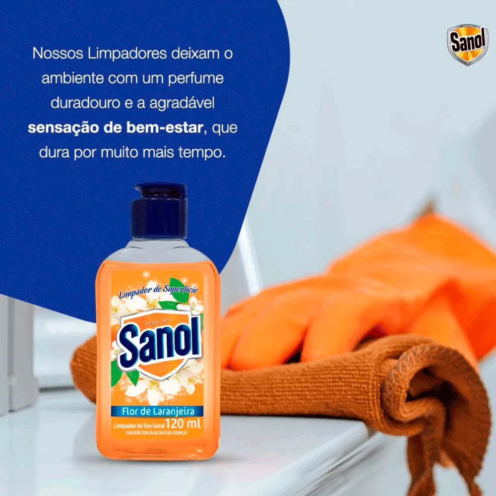 Limpador de Superfície Sanol Flor de Laranjeira — foto 5