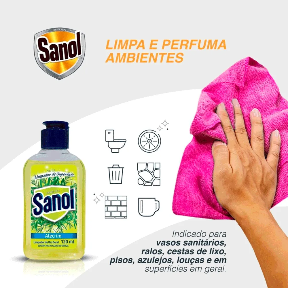 Limpador de Superfície Sanol Alecrim — foto 5