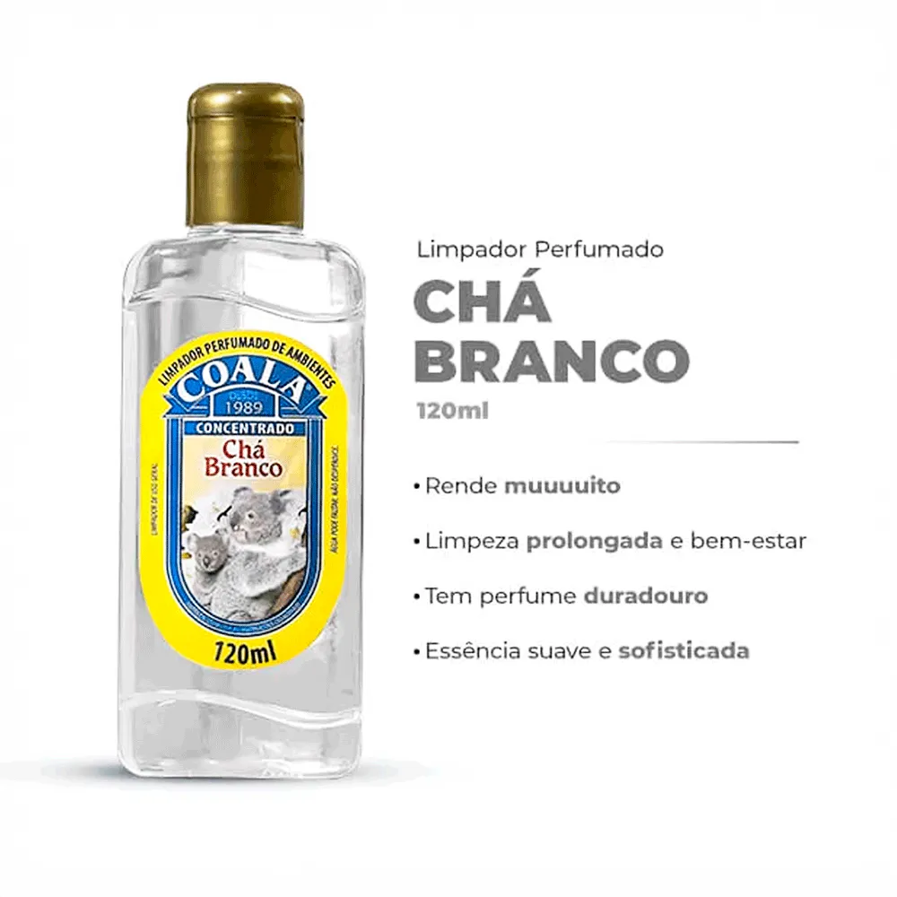 Limpador Perfumado Concentrado Coala Chá Branco — foto 2