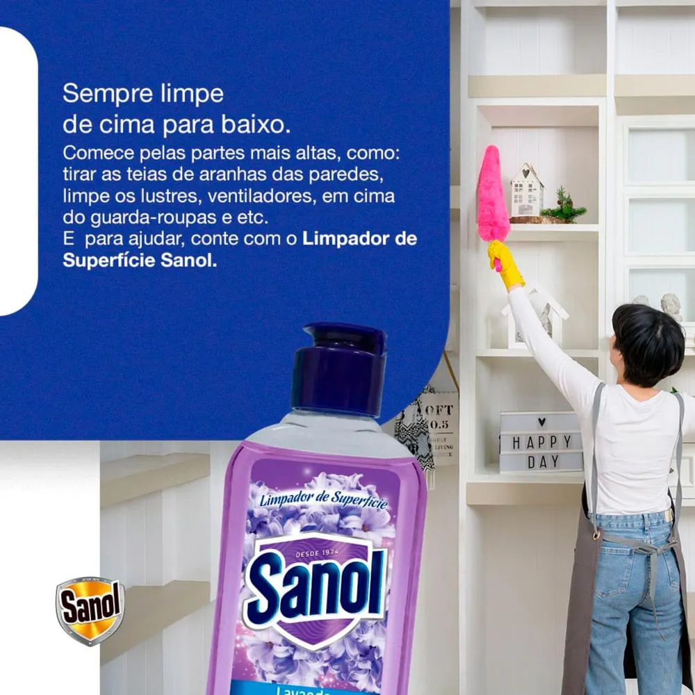 Limpador de Superfície Sanol Lavanda — foto 4