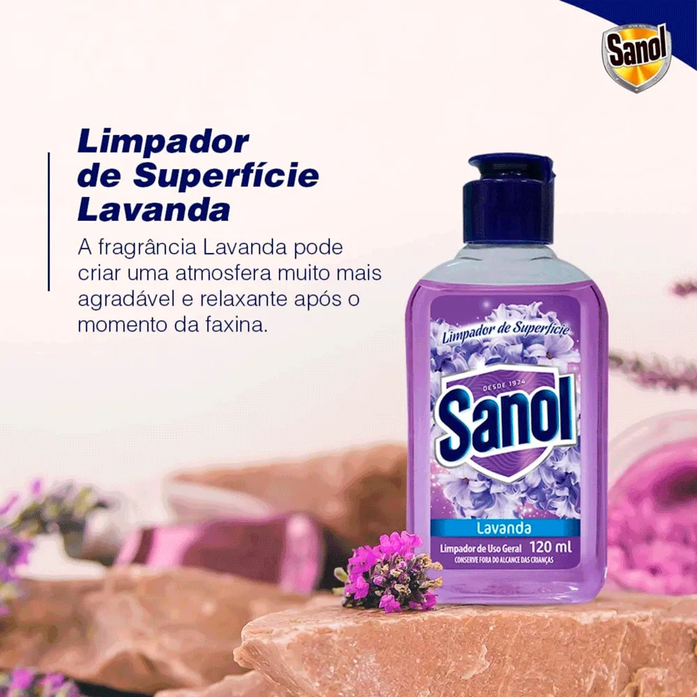Limpador de Superfície Sanol Lavanda — foto 5
