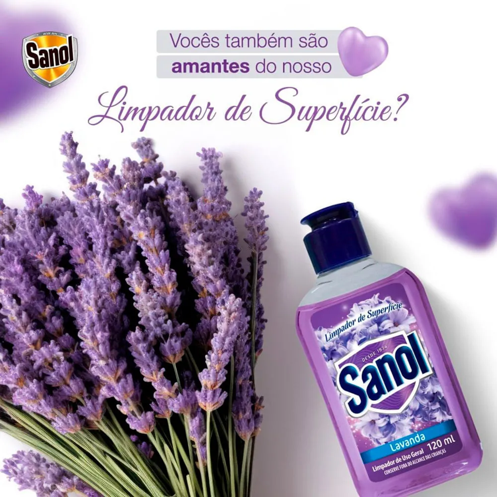 Limpador de Superfície Sanol Lavanda — foto 6