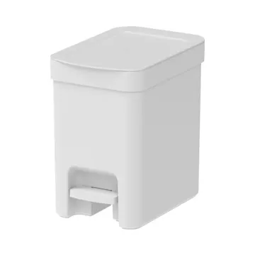 Lixeira com Pedal Trium Branco Ou