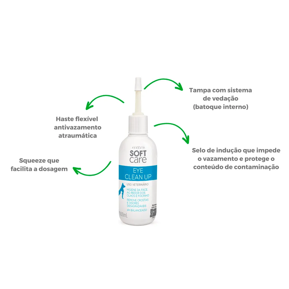 Eye Clean Up Solução de Limpeza Soft Care — foto 4