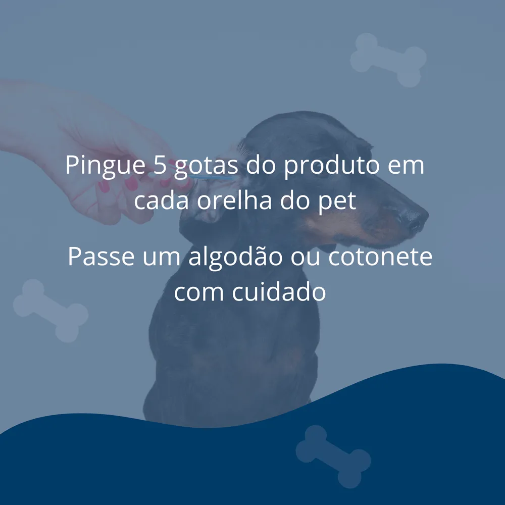 Loção Limpa Orelhas Cães e Gatos Sanol — foto 3