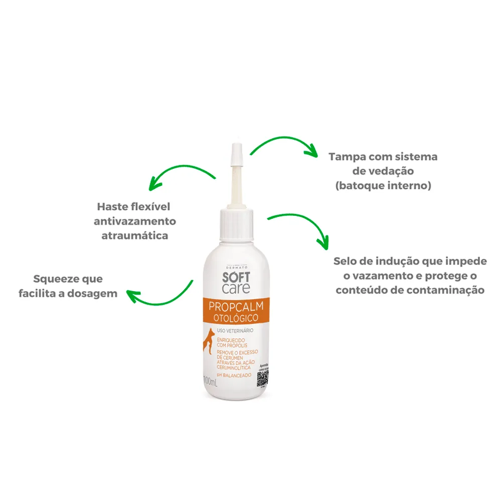Propcalm Otológico Limpeza Auricular com Própolis Soft Care — foto 3