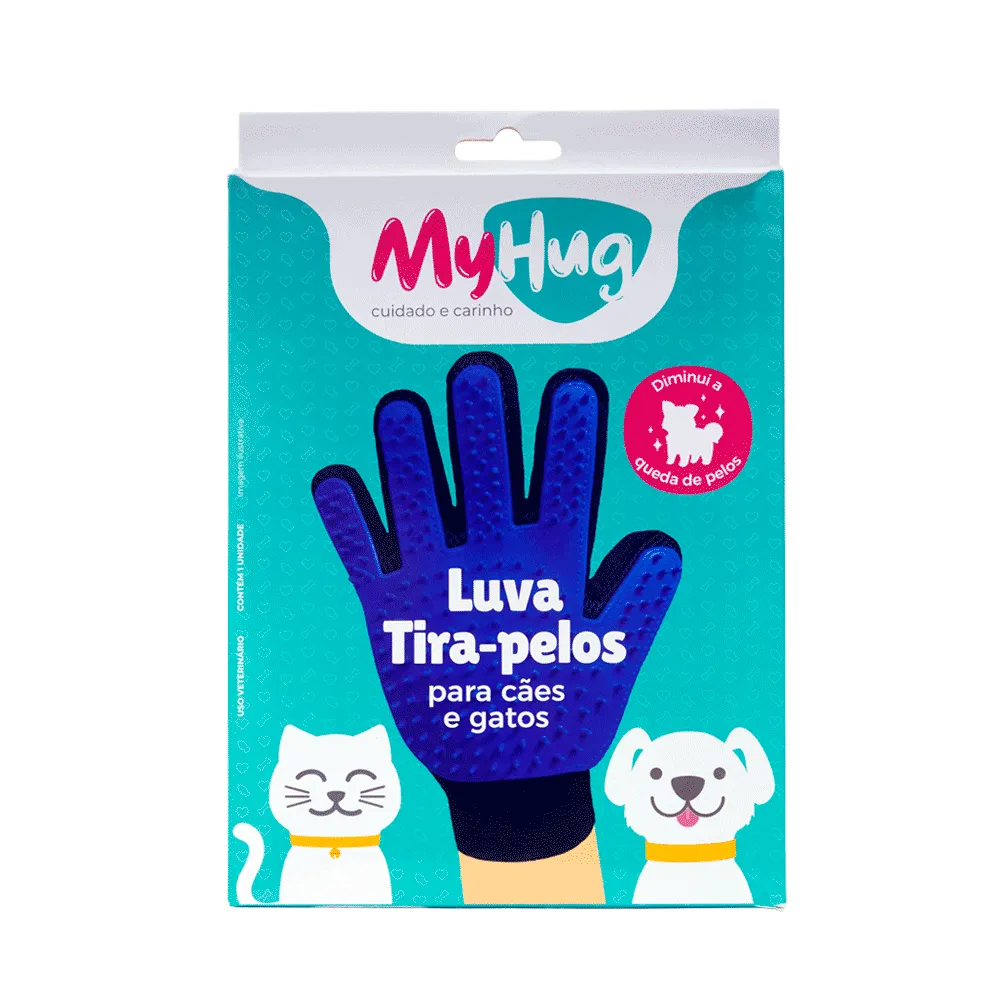 Luva Tira-Pelos para Cães e Gatos MyHug — foto 6