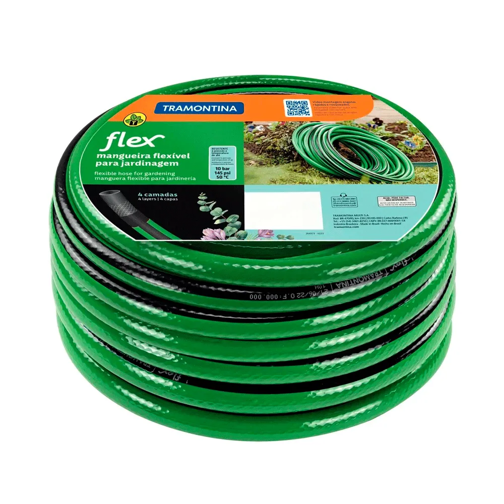 Mangueira Flex Verde Tramontina