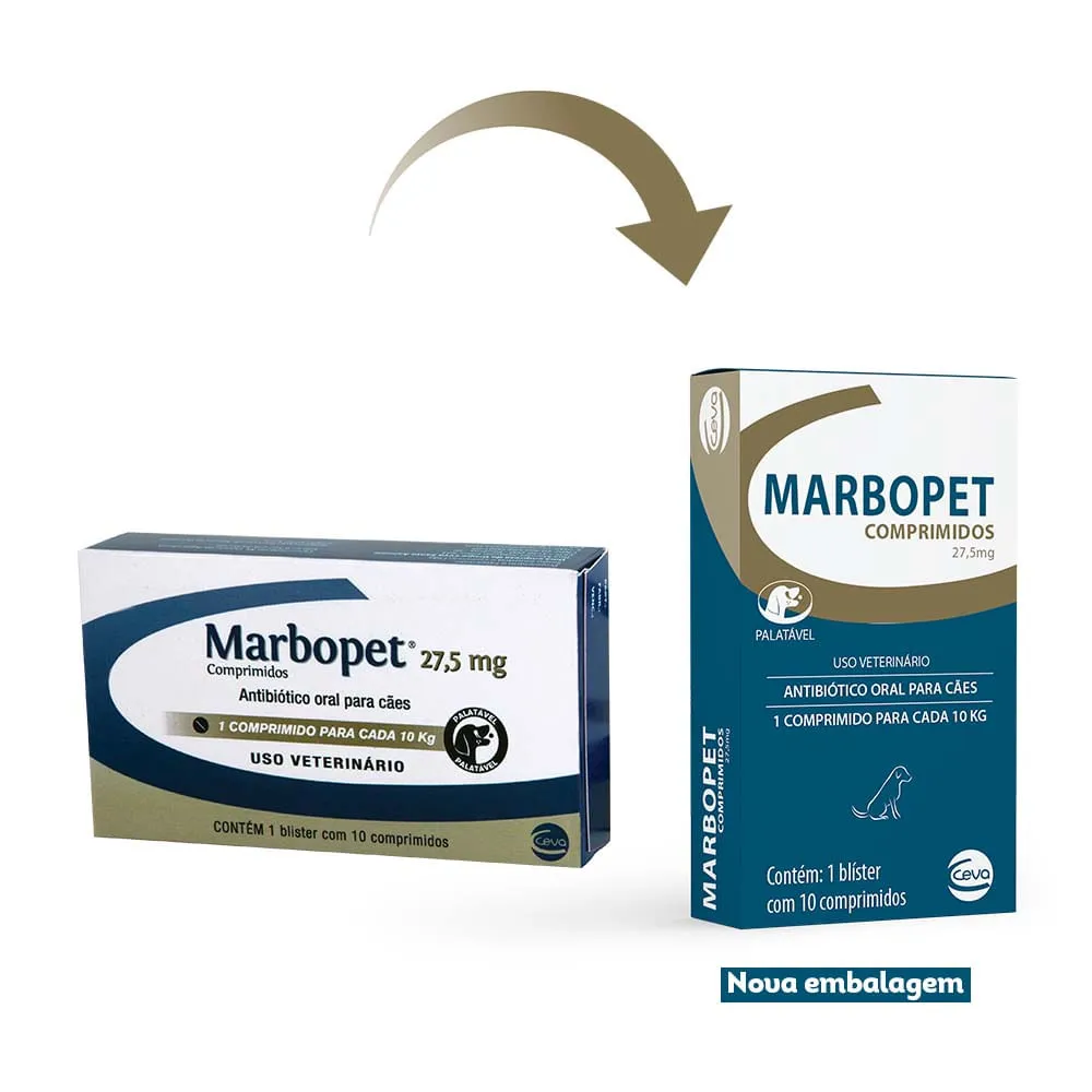 Antibiótico Marbopet 27,5mg Ceva — foto 2