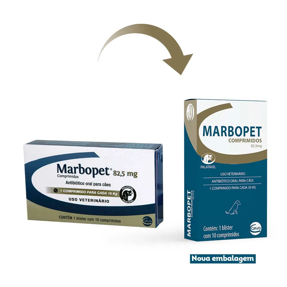 Antibiótico Marbopet 82,5mg Ceva — foto 2