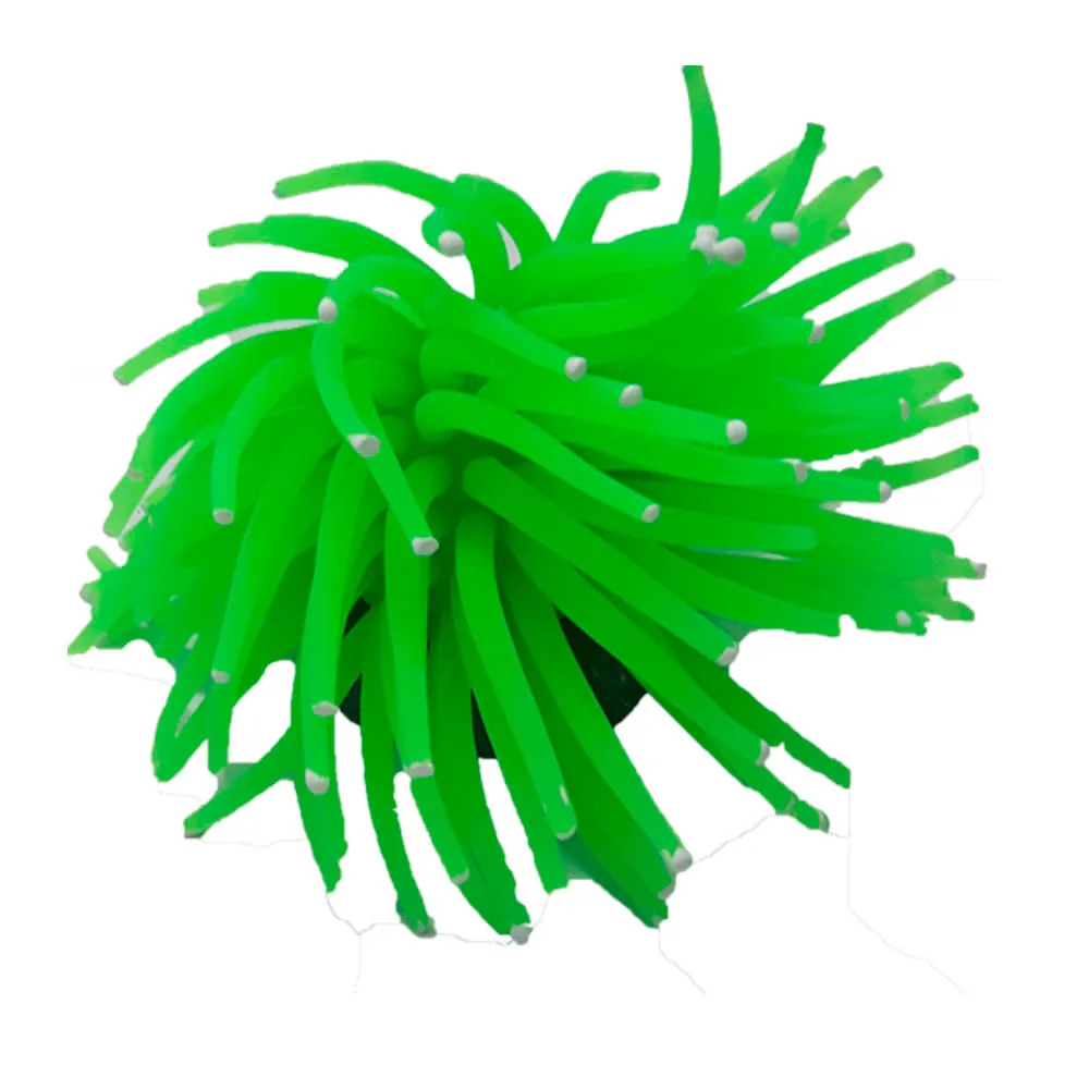 Enfeite para AquárioMaxxi Anêmona YS-1106G Verde