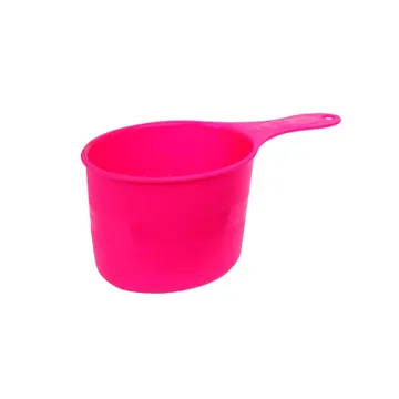 Medidor de Ração Plástico Rosa Sanremo