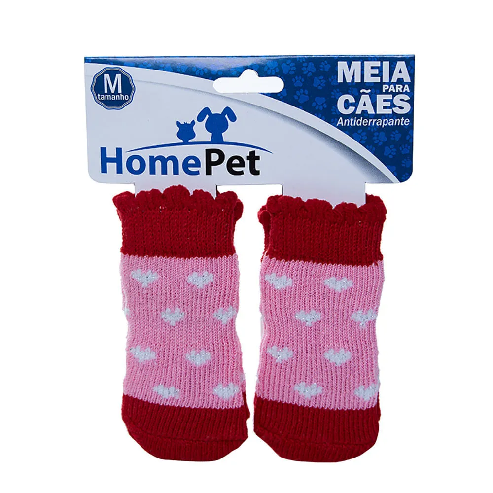 Meia Coração para Cães HomePet Rosa — foto 3