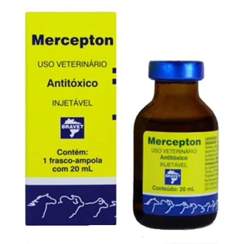 Mercepton Injetável Antitóxico Bravet