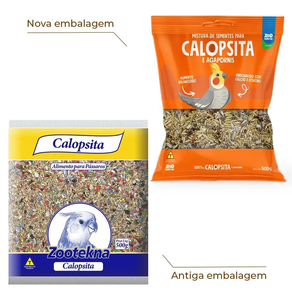Mistura Balanceada Sementes Calopsitas e Argaponis Zootekna — foto 2
