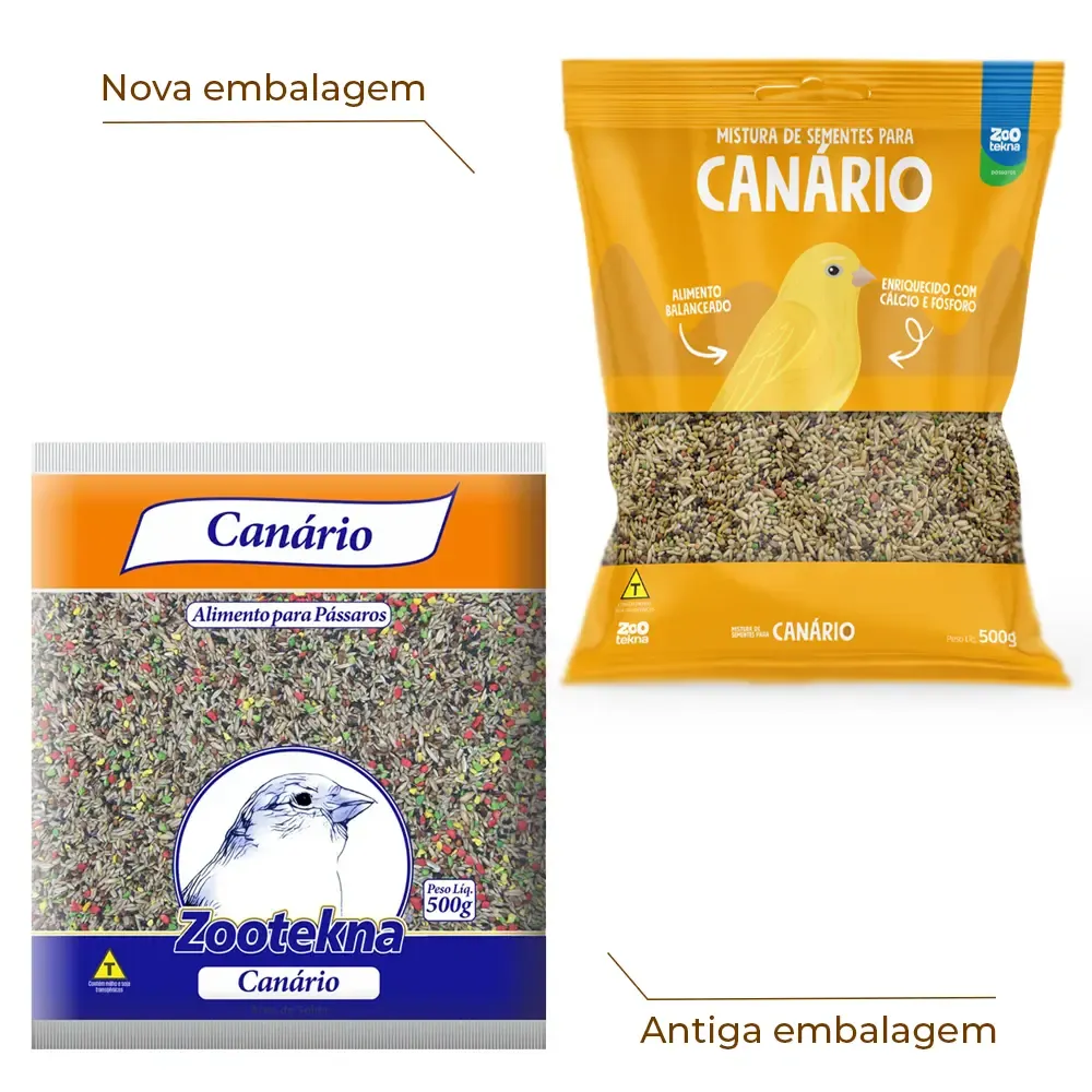 Mistura Balanceada Sementes Canário Zootekna — foto 2