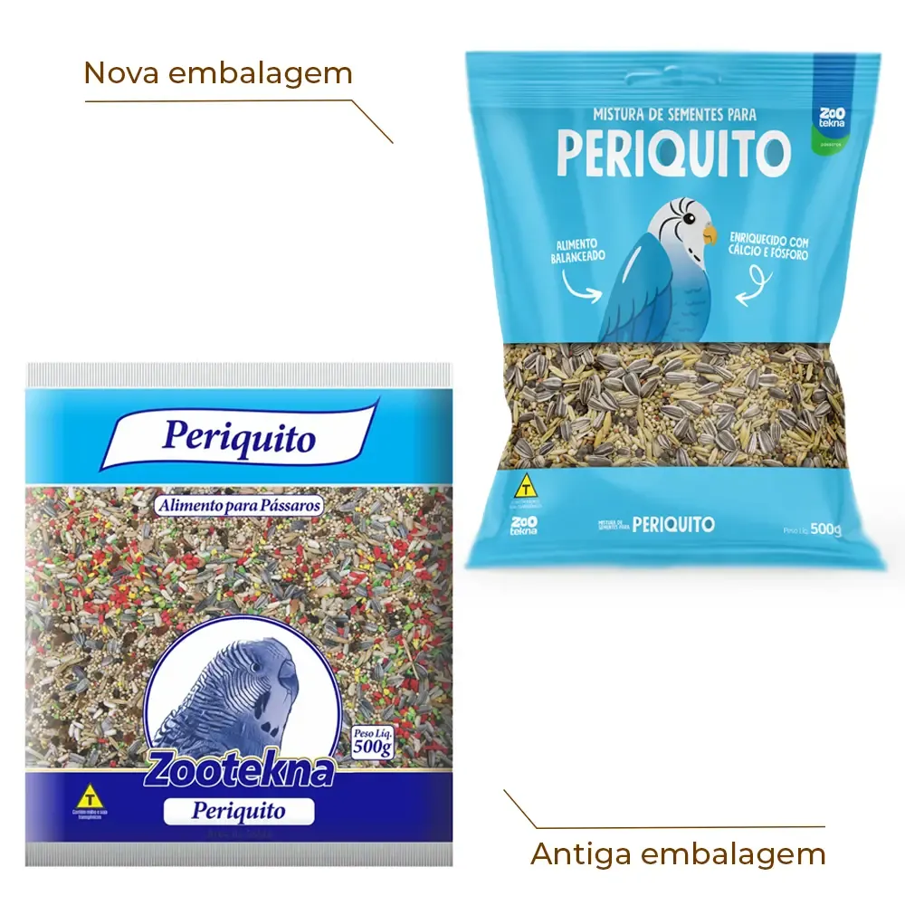 Mistura Balanceada Sementes Periquito Zootekna — foto 2