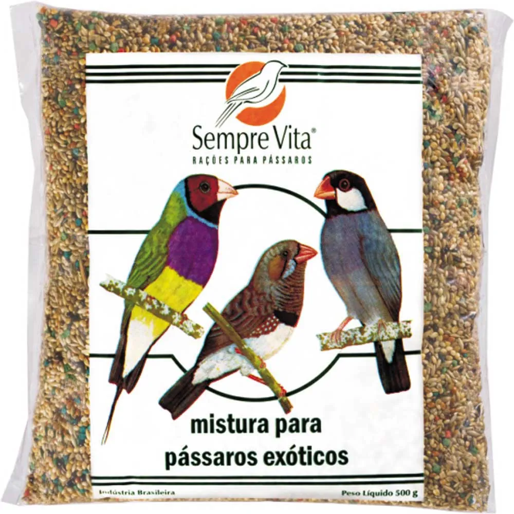 Mistura para Pássaros Exóticos Sempre Vita