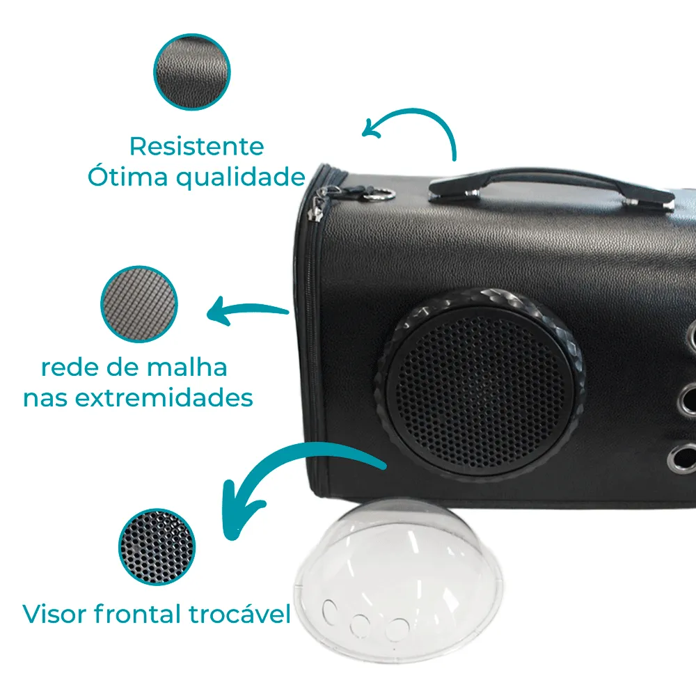 Mochila de Transporte Ombro Gomoov Preta — foto 2