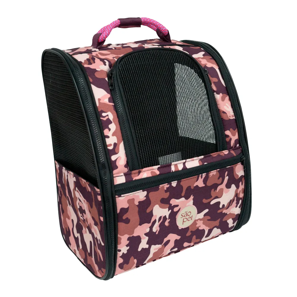 Mochila Ransel Selva Rosa São Pet