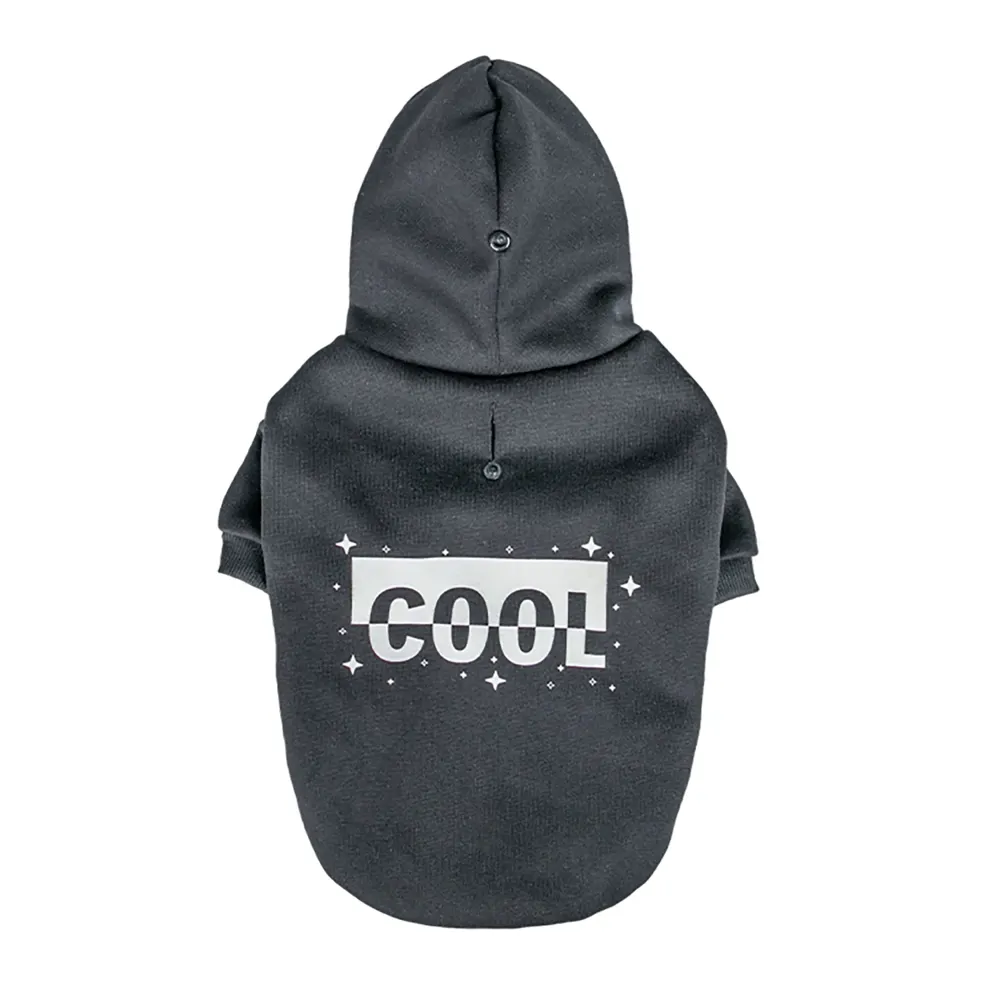 Moletom com Capuz para Cães Cool Flicks Preto