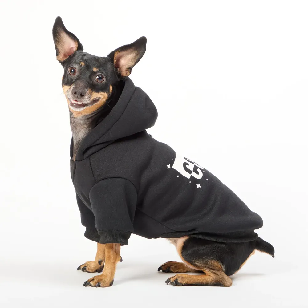 Moletom com Capuz para Cães Cool Flicks Preto — foto 3