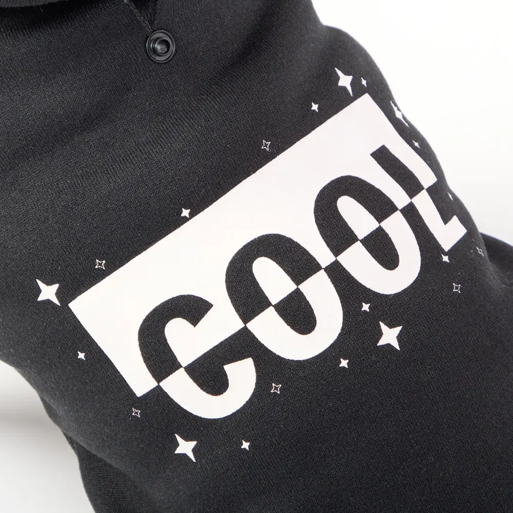 Moletom com Capuz para Cães Cool Flicks Preto — foto 5