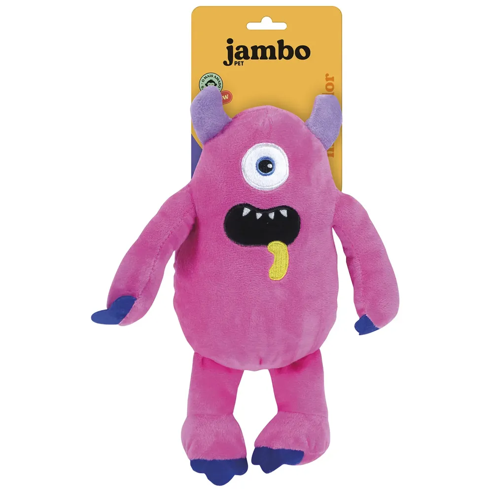 Mordedor Pelúcia Galaxia Monstro Jambo Rosa