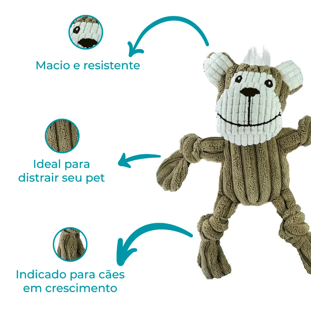 Mordedor Pelúcia Macaco Mini Nó Jambo — foto 2