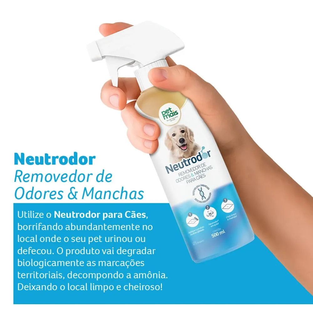 Neutrodor Cães Removedor de Odores e Manchas Petmais — foto 3