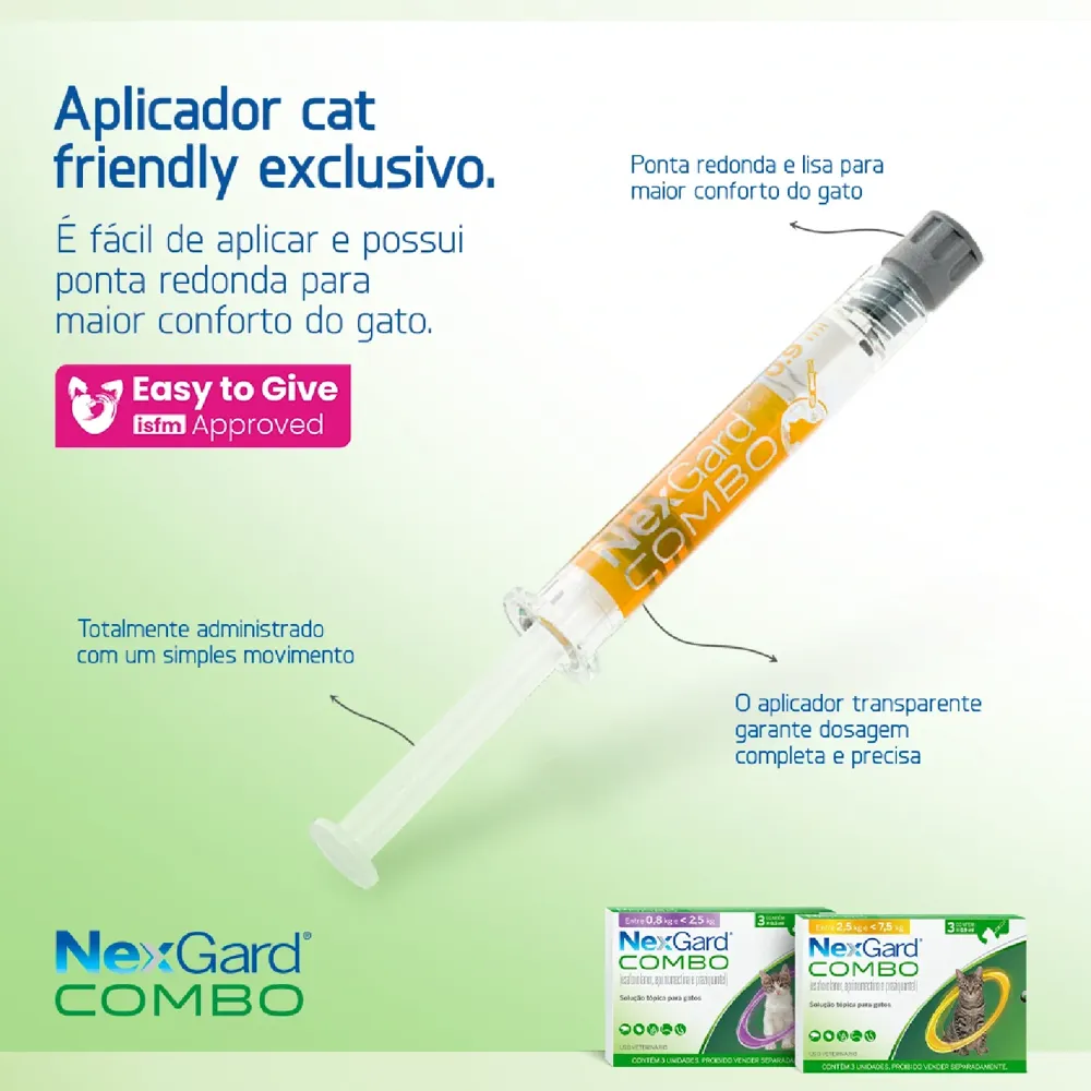 Nexgard Combo Antipulgas, Sarna e Vermífugo para Gatos de 2,5 a 7,5 kg — foto 4