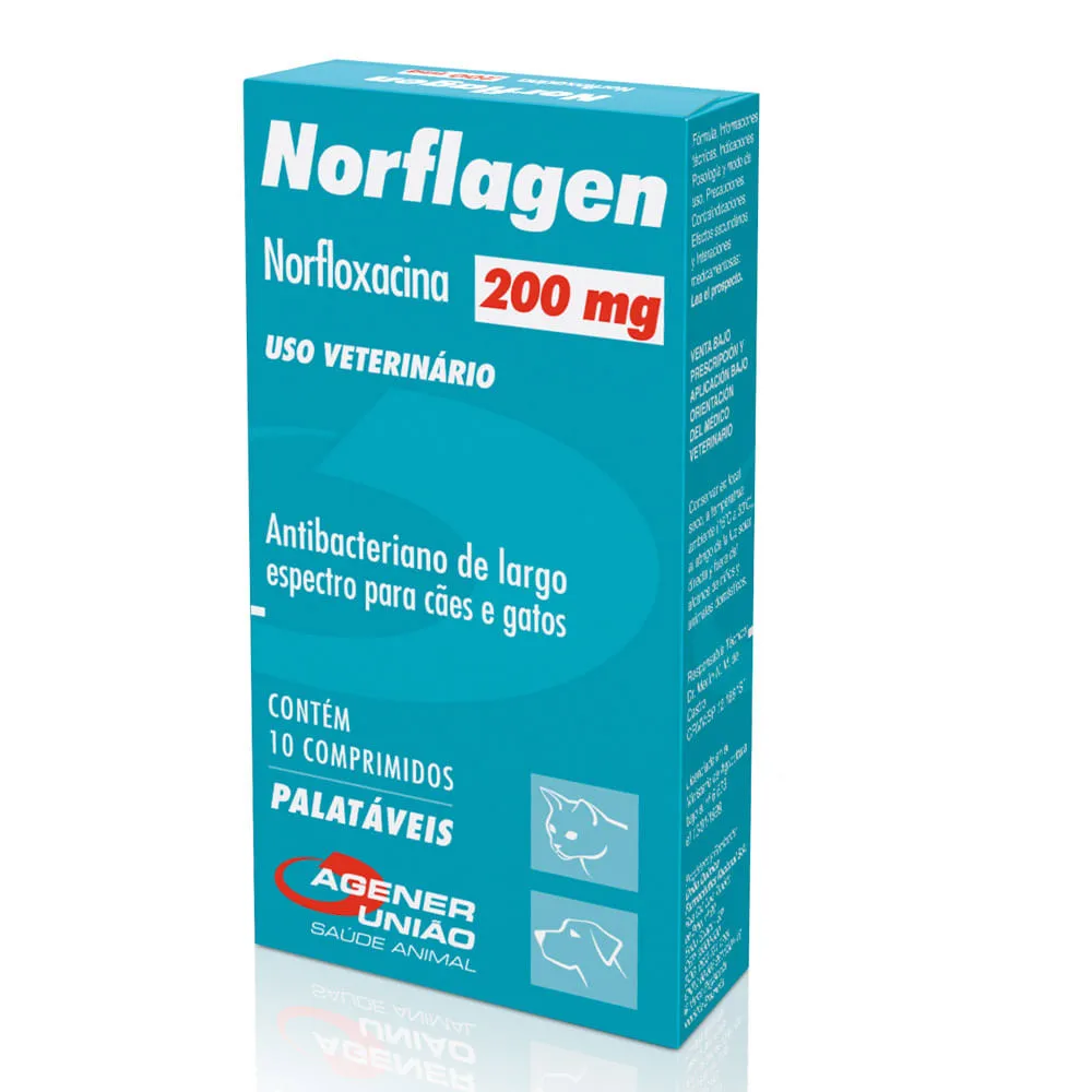 Antibiótico Norflagen Cães e Gatos