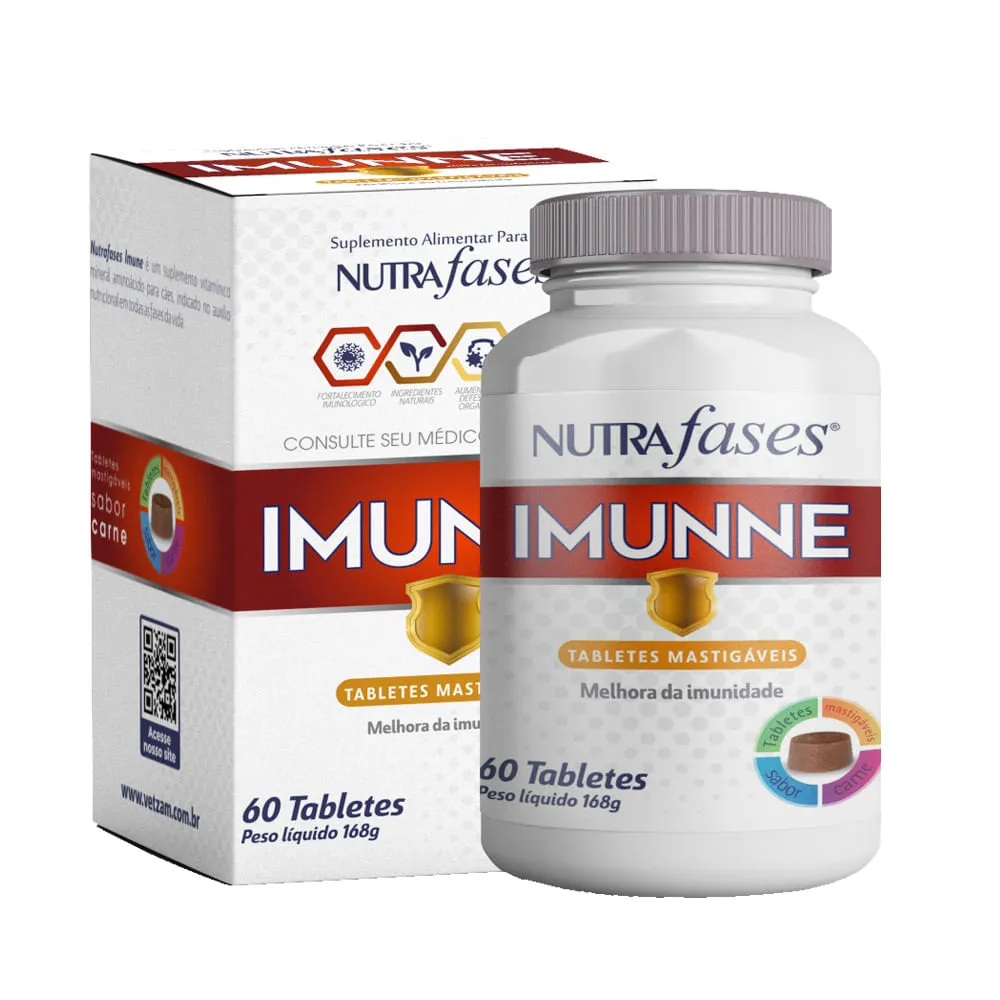 Nutrafases Imunne Suplemento Alimentar para Cães