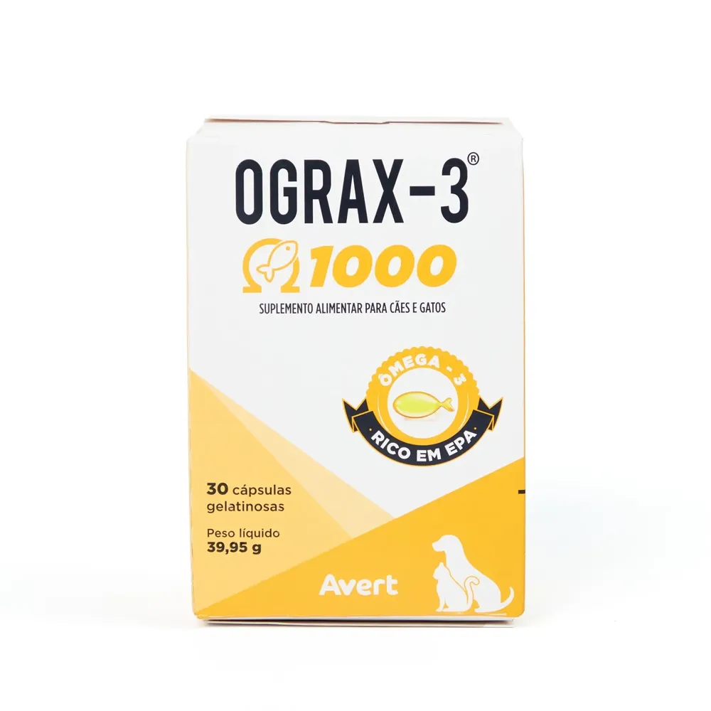 Ograx-3 1000mg para Cães e Gatos Avert — foto 2