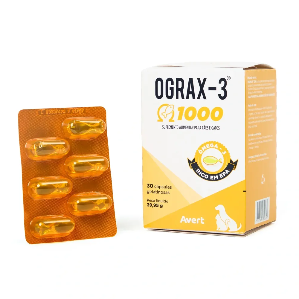 Ograx-3 1000mg para Cães e Gatos Avert — foto 6