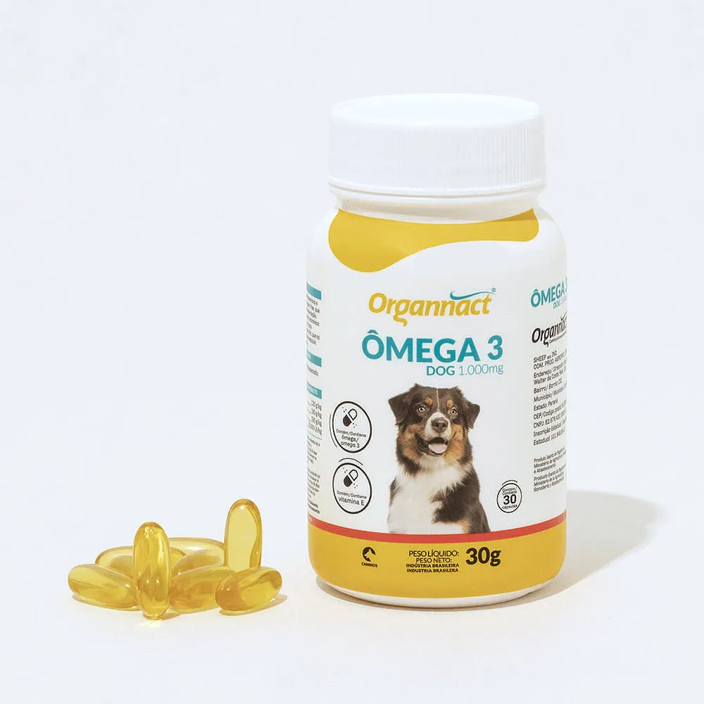 Ômega 3 Dog 1000mg para Cães Organnact — foto 4