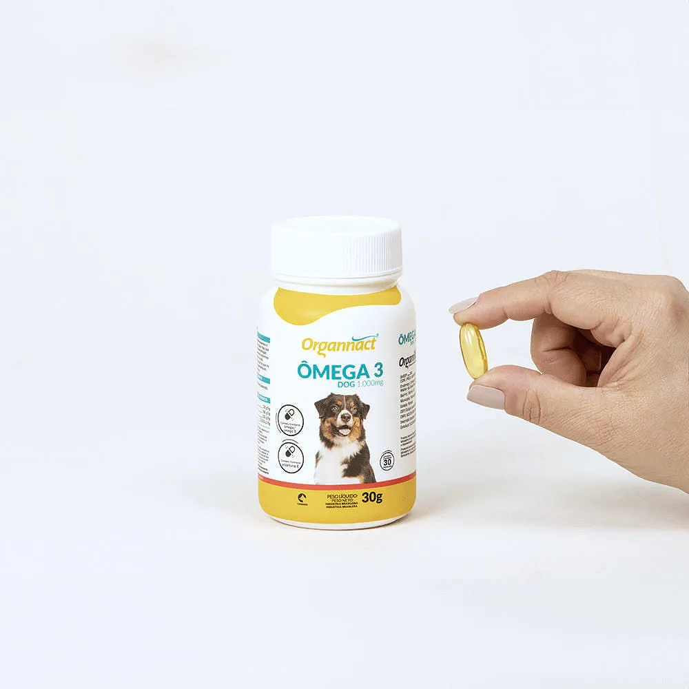Ômega 3 Dog 1000mg para Cães Organnact — foto 5