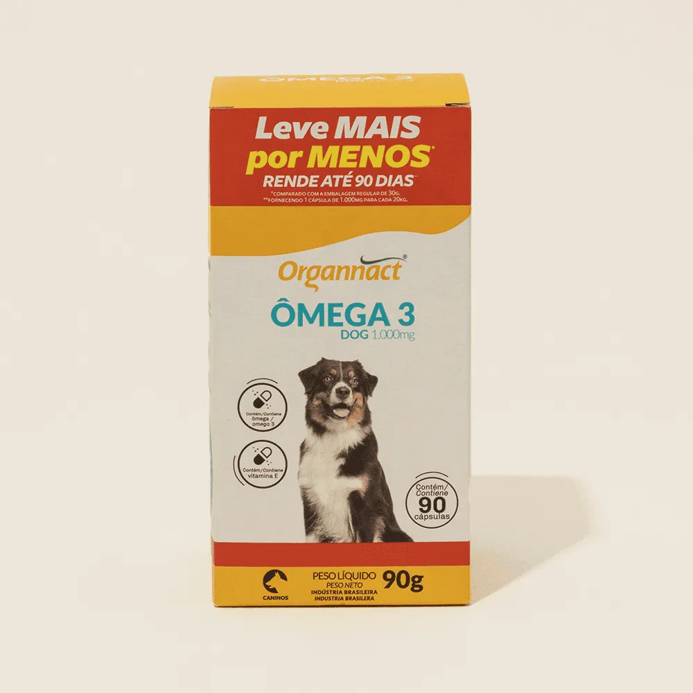 Ômega 3 Dog 1000mg para Cães Organnact — foto 6