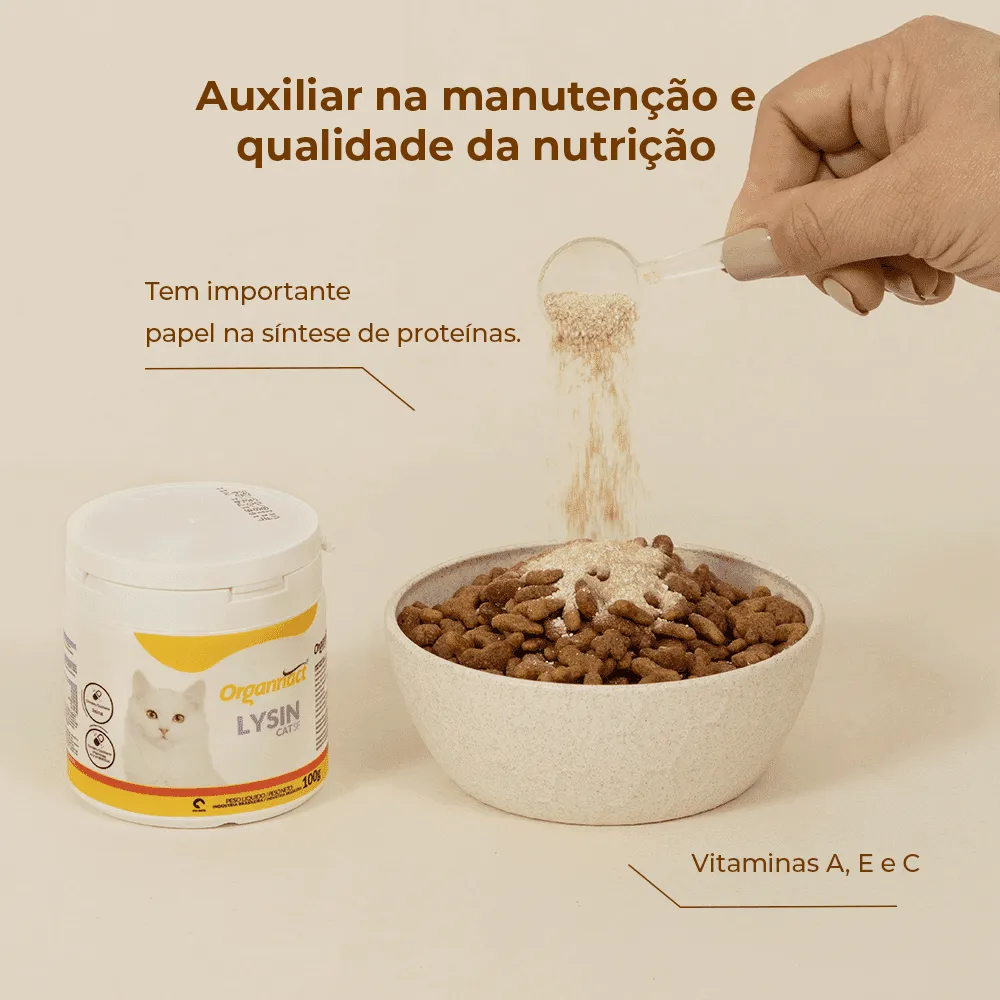 Organnact Lysin SF Suplemento para Gatos — foto 3