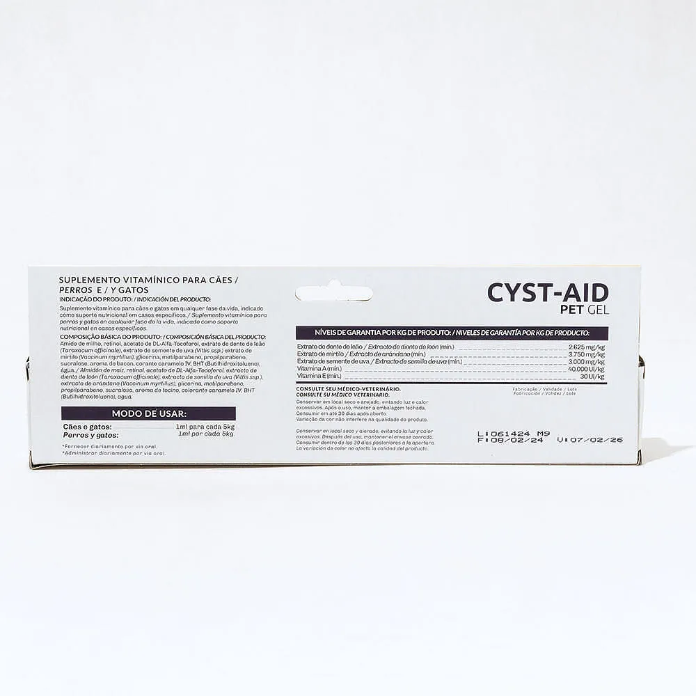 Organnact Cyst-Aid Pet para Cães e Gatos — foto 2