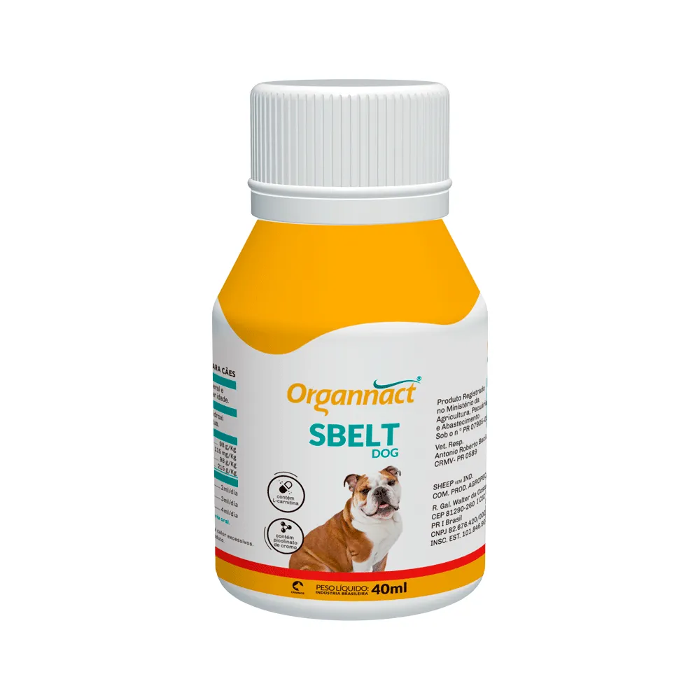 Organnact Sbelt Dog Suplemento para Cães